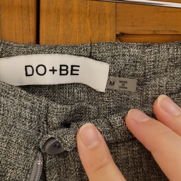 Wide Leg Grey Trousers - Picture 2 of 2